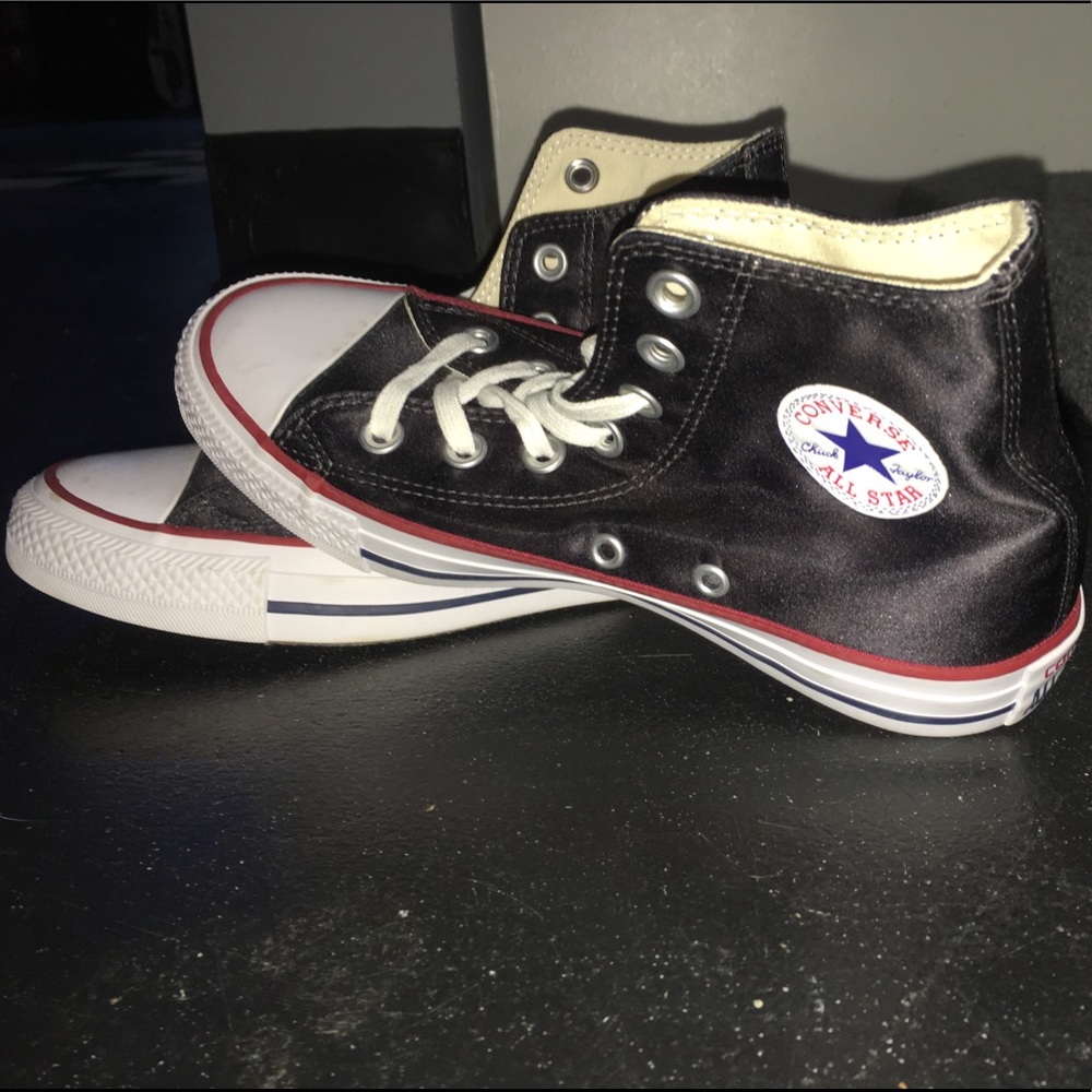Satin Chuck Taylor's